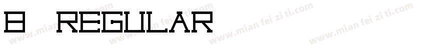 B5 REGULAR字体转换